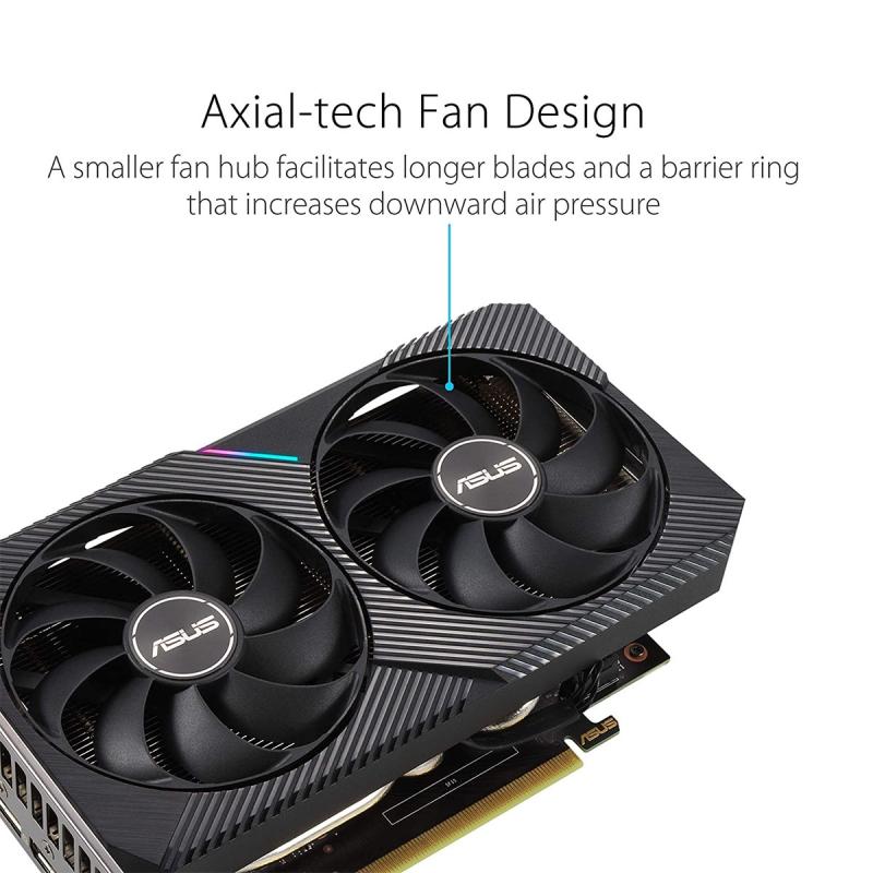 ASUS Dual GeForce RTX™ 3060 V2 OC Edition Gaming Graphics Card