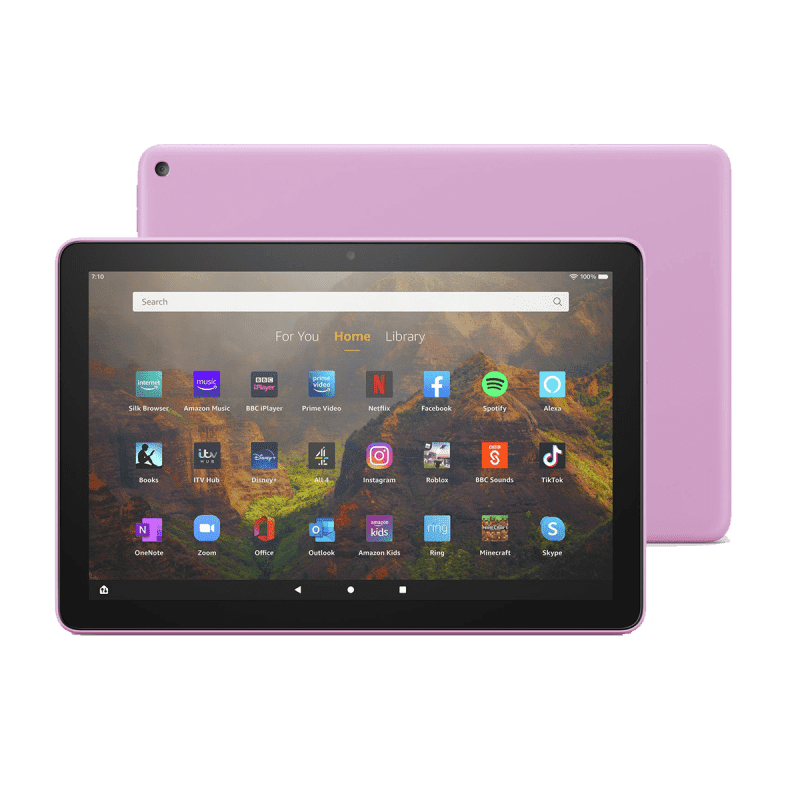 Amazon Fire HD 10 tablet (10.1", 32GB, 2021, 11th Generation) - Lavender
