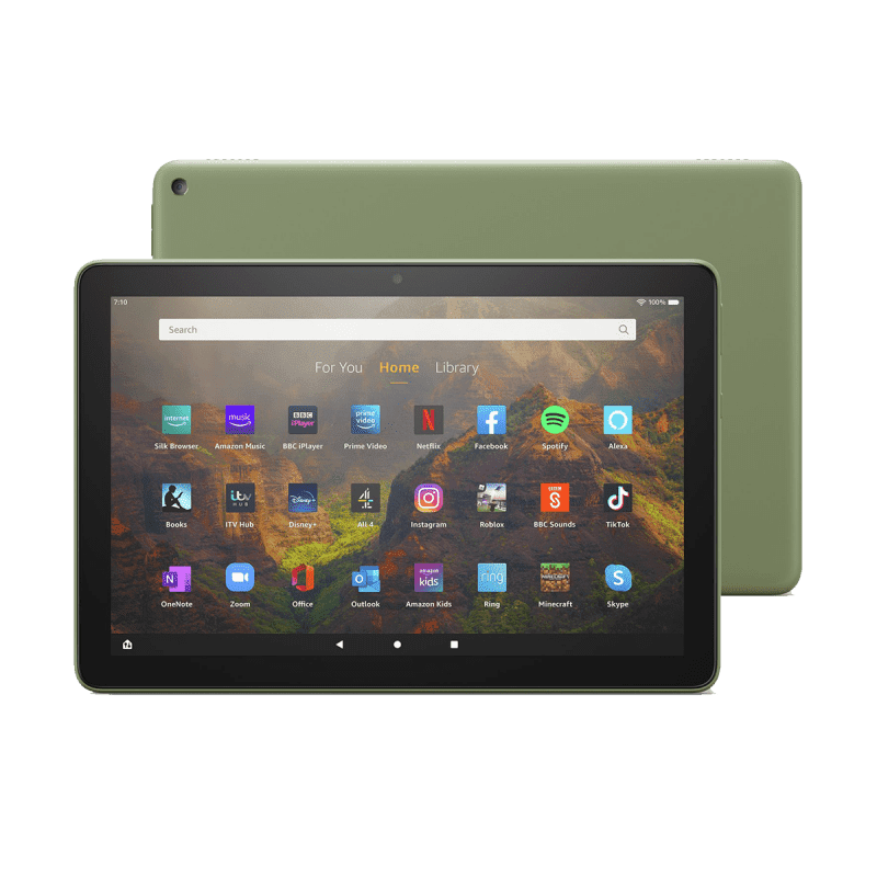 Amazon Fire HD 10 tablet (10.1", 64GB, 2021, 11th Generation) - Olive