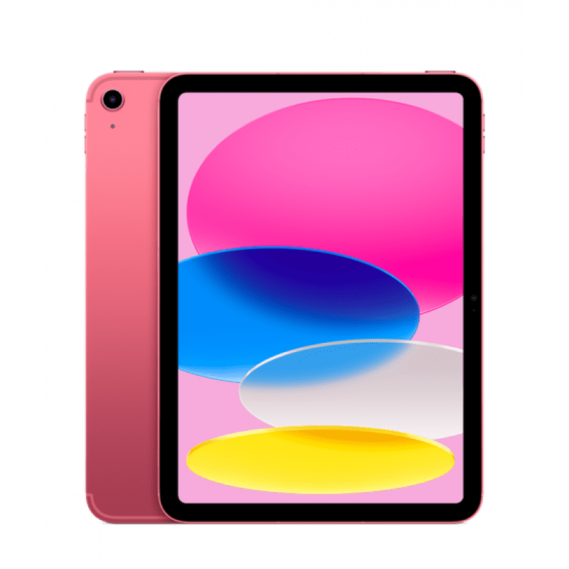 Apple iPad 2022 (10.9 Inch, Wi-Fi + Cellular, 64GB) - Pink (10th Generation)
