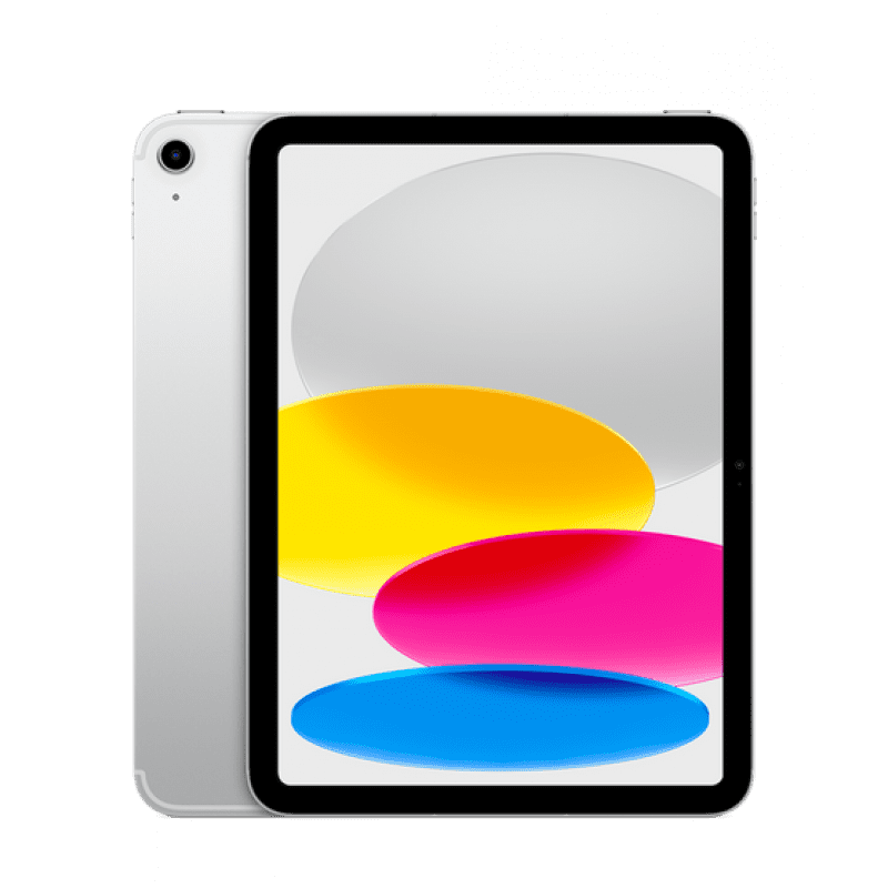Apple iPad 2022 (10.9 Inch, Wi-Fi + Cellular, 64GB) - Silver (10th Generation)