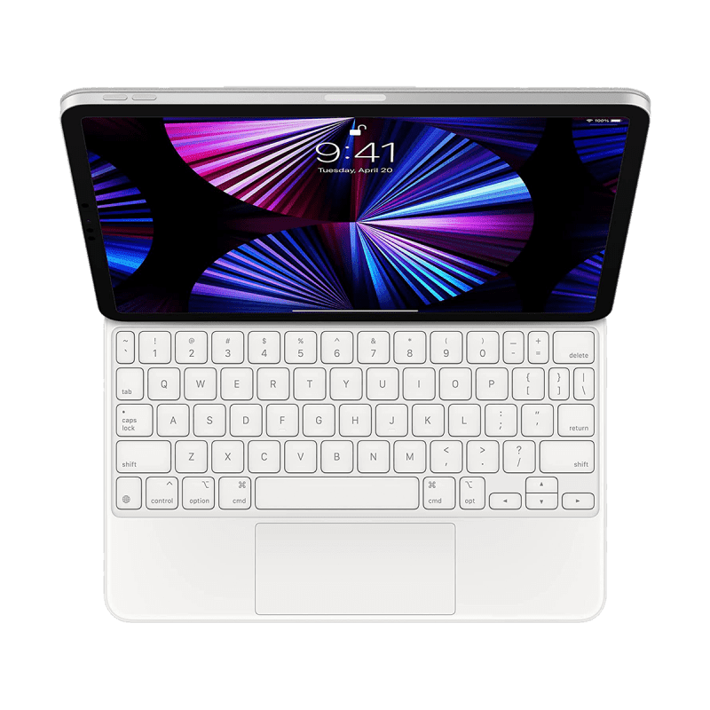 Dimprice | Apple Magic Keyboard (US Layout) for iPad Pro 11‑inch  (1st/2nd/3rd generation) and iPad Air (4th generation) - White