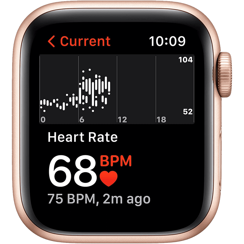 Apple Watch SE (GPS, 44mm) - Gold Aluminium with Sports Band - Starlight