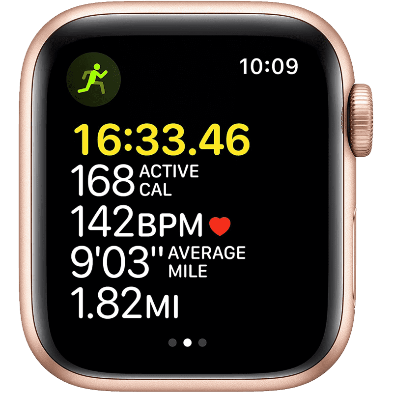 Apple Watch SE (GPS, 40mm) - Gold Aluminium with Sports Band - Starlight