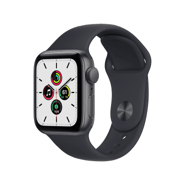 Apple Watch SE (GPS, 40mm) - Space Grey Aluminium with Sports Band - Midnight