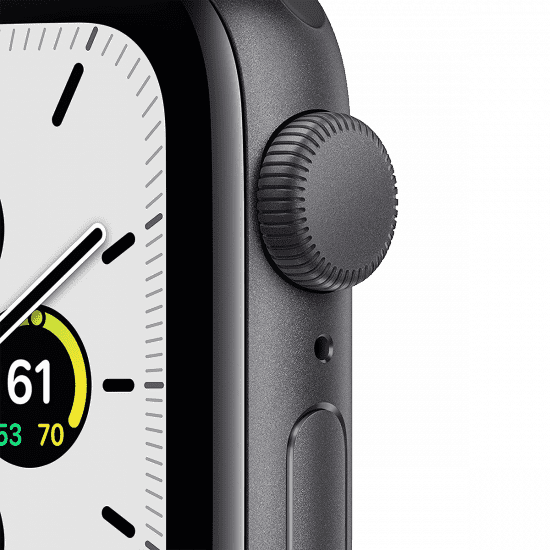 Apple Watch Nike SE GPS 40mm Space Gray Aluminum Case with Black Sport Band  0190199821095