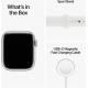 Apple Watch Series 8 (GPS, 41mm) - Silver Aluminium Case with S/M White Sport Band