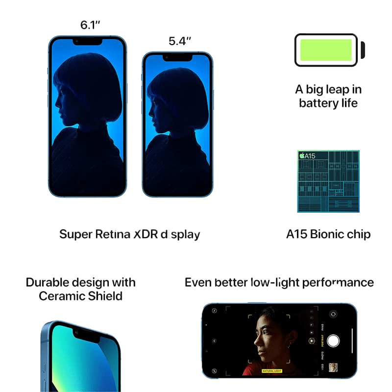 Apple iPhone 13 Mini (256GB) - Blue