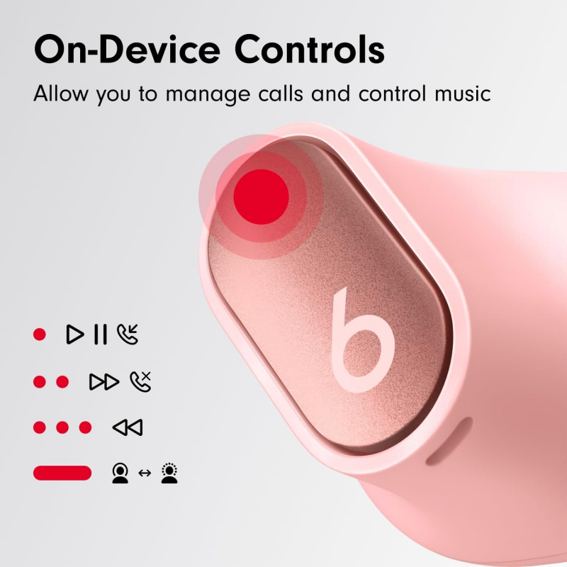 Beats Studio Buds + (2023) True Wireless Noise Cancelling Earbuds - Pink