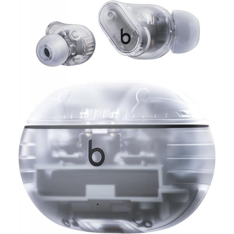 Beats Studio Buds + (2023) True Wireless Noise Cancelling Earbuds - Transparent