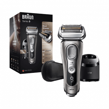 Braun Series 9 9365CC Electric Beard Shaver (Clean&Charge Station Included)