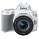 CANON EOS 250D DSLR Camera (White) with EF-S 18-55 mm f/4-5.6 IS STM Lens (Silver)