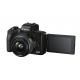 CANON EOS M50 Mark II Mirrorless Camera (Black) with EF-M 15-45 mm f/3.5-6.3 IS STM Lens (Graphite)