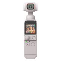 DJI Pocket 2 - Caméra 4K à Stabilisation 3 Axes, Vlog, Vidéo Ultra HD,  Photo Haute Résolution 64 MP, 1/1.7” CMOS, HDR, Réduction du Bruit,  Timelapse, 