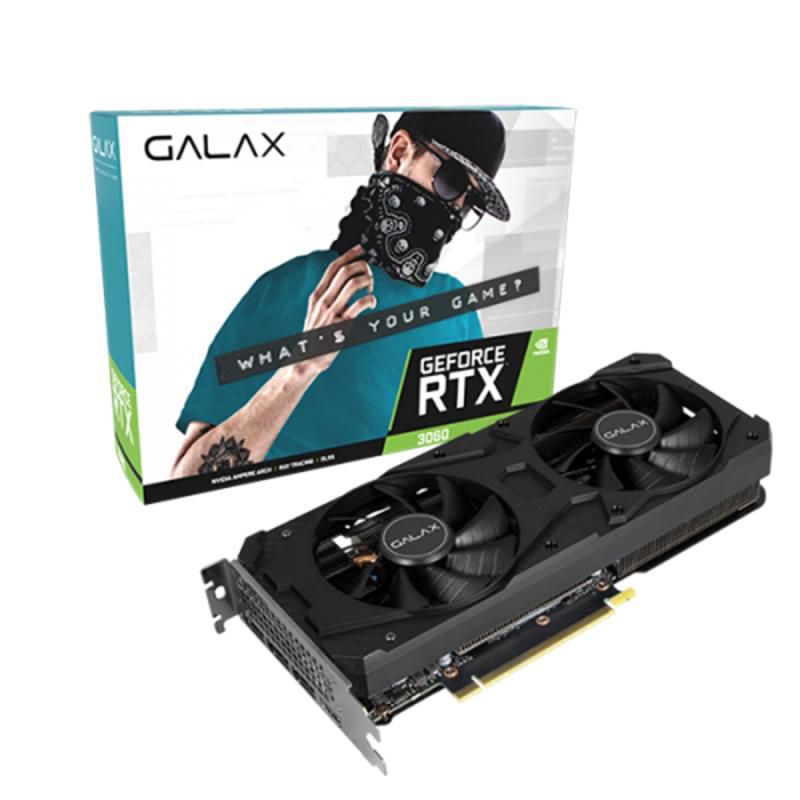 Galax NVIDIA GEFORCE RTX 3060 1 Click OC 12GB GDDR6 PCI-E Graphics Card