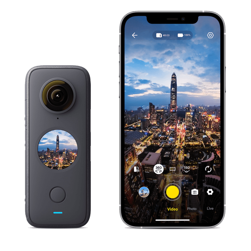 Insta360 ONE X2-360 Degree Waterproof Action Camera