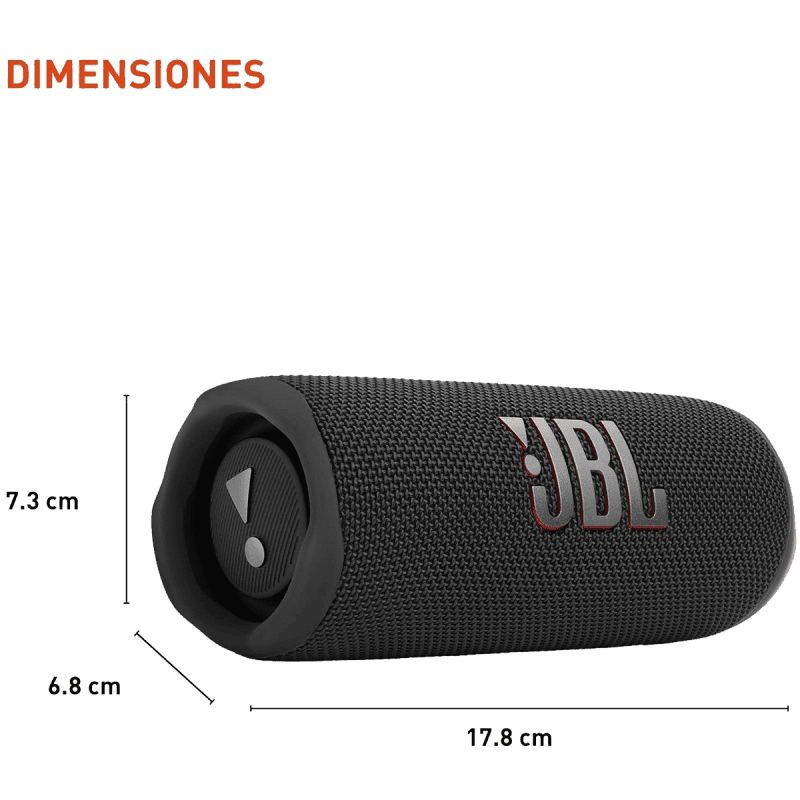 JBL Flip 6 Portable Waterproof Bluetooth Speaker - Black