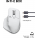 Logitech MX Master 3S For Mac Wireless Performance Mouse - Pale Grey