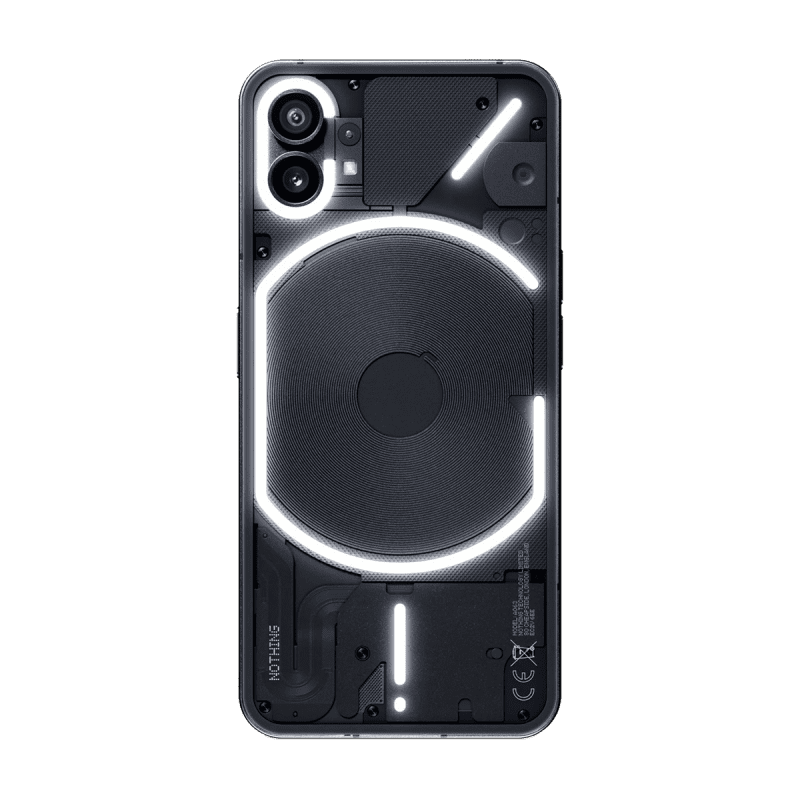 Nothing Phone (1) 5G Smartphone (Dual-SIM, 12+256GB) - Black