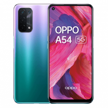 Oppo A54 (5G, 64GB, Dual SIM) Smartphone - Purple