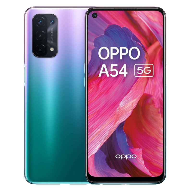 Oppo A54 (5G, 64GB, Dual SIM) Smartphone - Purple