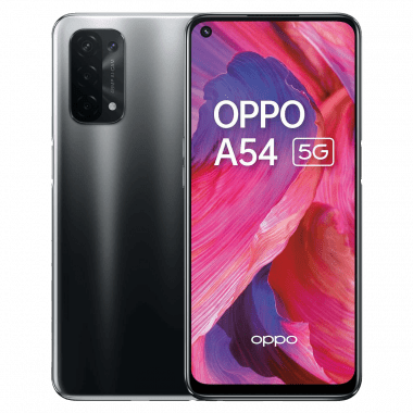 Oppo A54 (5G, 64GB, Dual SIM) Smartphone - Fluid Black