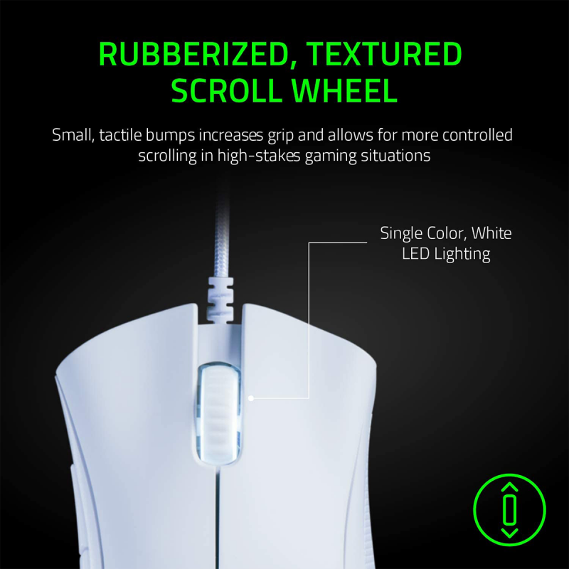 Razer DeathAdder Essential Gaming Mouse - White