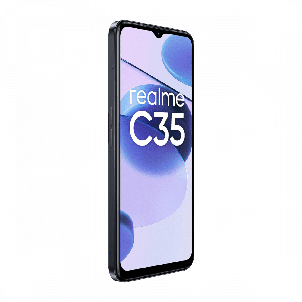 Dimprice | Realme C35 4G Smartphone (Dual-SIM, 4+128GB) - Glowing Black