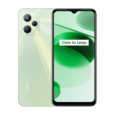 Realme C35 4G Smartphone (Dual-SIM, 4+128GB) - Glowing Green