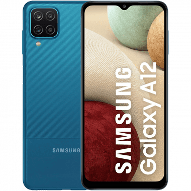  Samsung Galaxy A12 (128GB, 4GB RAM, Dual Sim) - Blue
