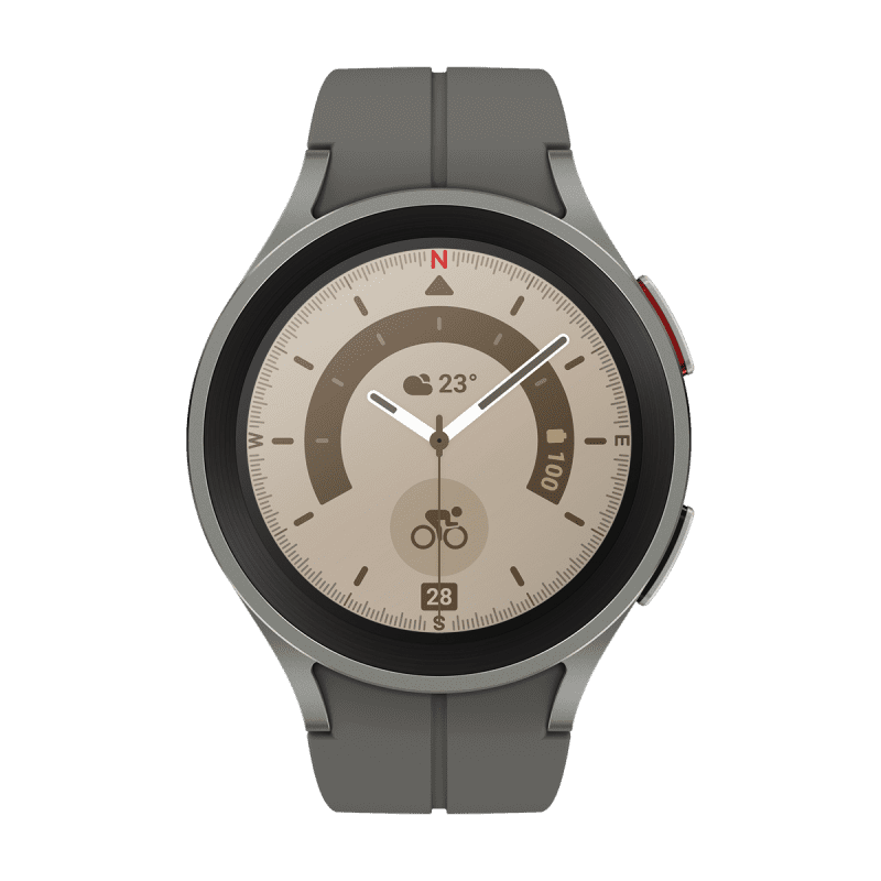 Samsung Galaxy Watch 5 Pro Smart Watch (Bluetooth, 45mm) - Grey Titanium