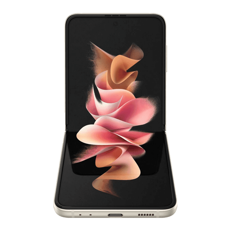 Samsung Galaxy Z Flip 3 (8GB +128GB, 5G Dual Sim) - Cream