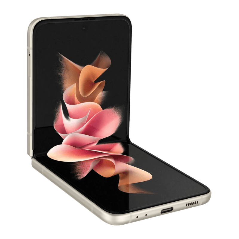 Samsung Galaxy Z Flip 3 (8GB +128GB, 5G Dual Sim) - Cream