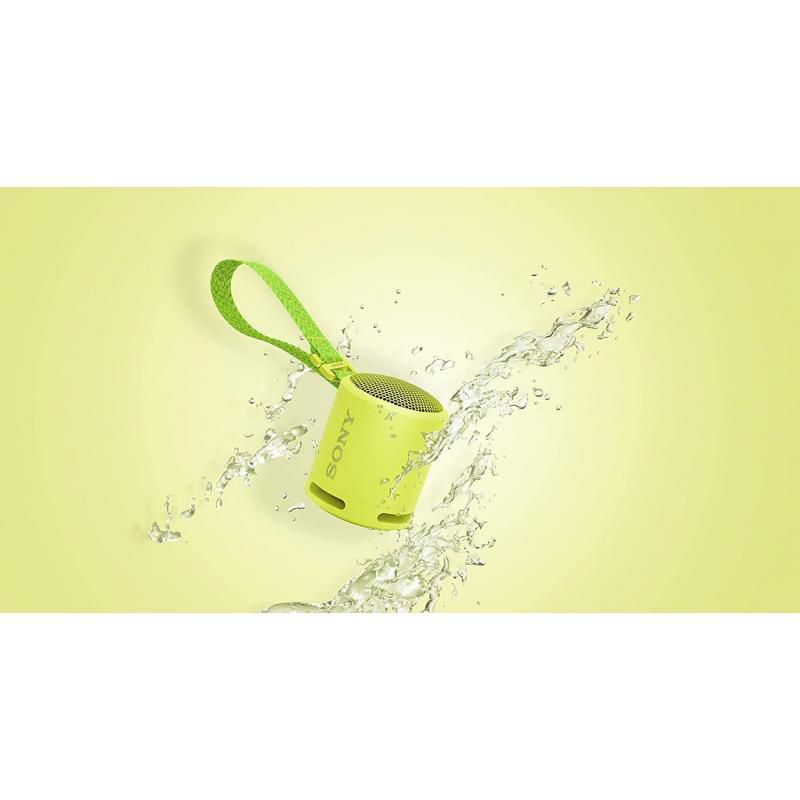 Sony SRS-XB13 (Compact, Portable, Waterproof, Extra Bass) Wireless Bluetooth speaker - Lemon Yellow