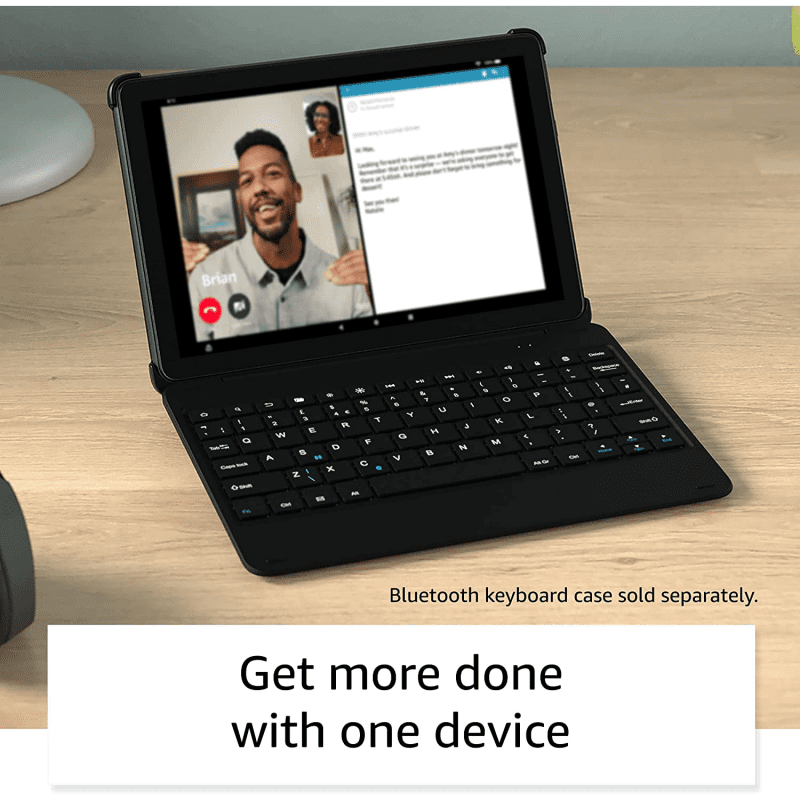 Amazon Fire HD 10 tablet (10.1", 64GB, 2021, 11th Generation) - Denim