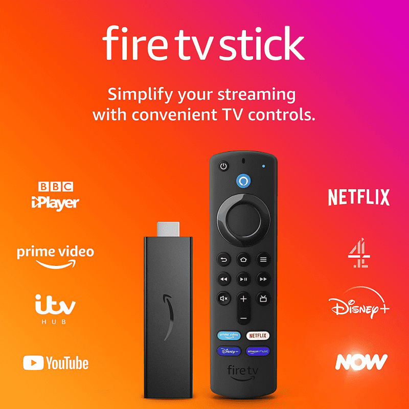 Amazon Fire TV Stick (2021) With Alexa Voice Remote