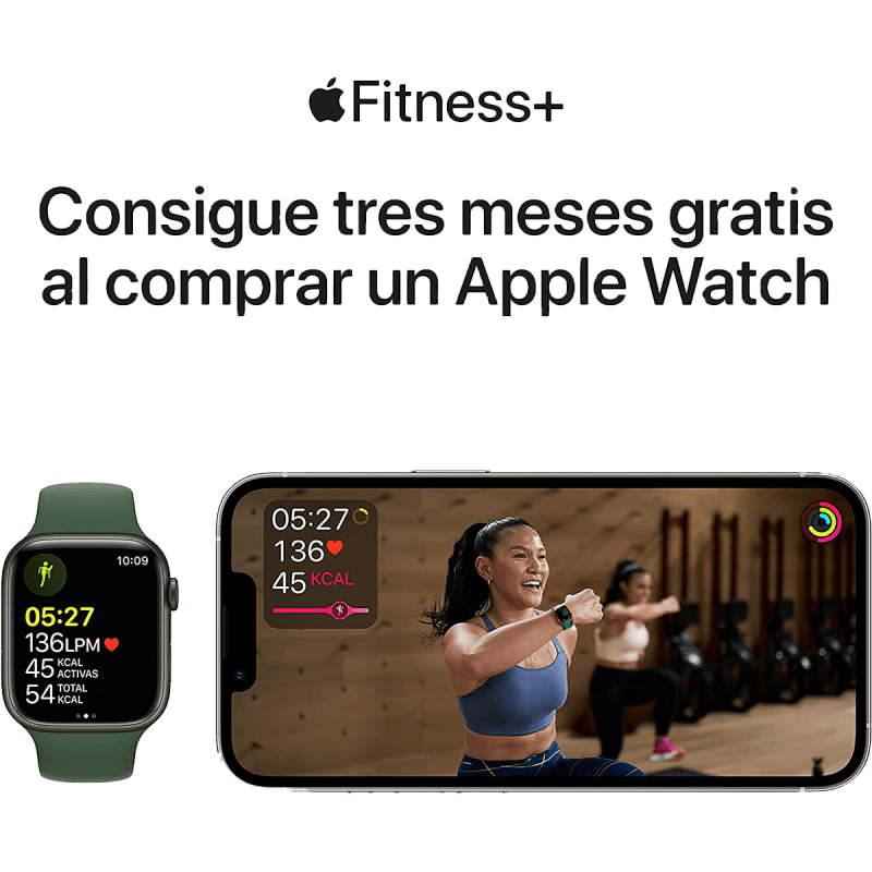 Apple Watch Series 7 (GPS, 41mm) - Starlight Aluminium with Starlight Sports Band