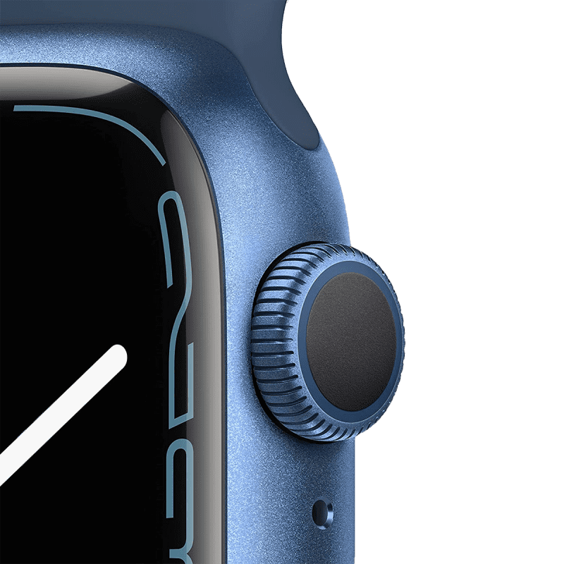 Apple Watch Series 7 (GPS, 41mm) - Blue Aluminium with Blue Sports Band