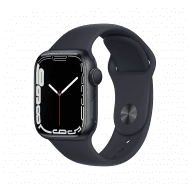 Apple Watch Series 7 (GPS, 41mm) - Midnight Aluminium with Midnight Sports Band
