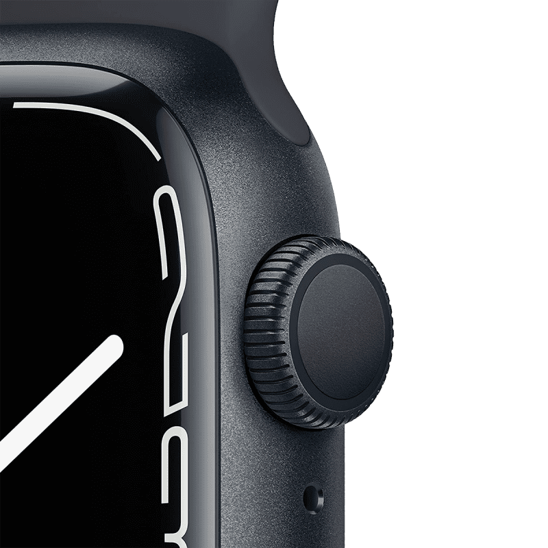 Apple Watch Series 7 (GPS, 41mm) - Midnight Aluminium with Midnight Sports Band