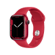 Apple Watch Series 7 (GPS, 41mm) - (PRODUCT)RED Aluminium with (PRODUCT)RED Sports Band