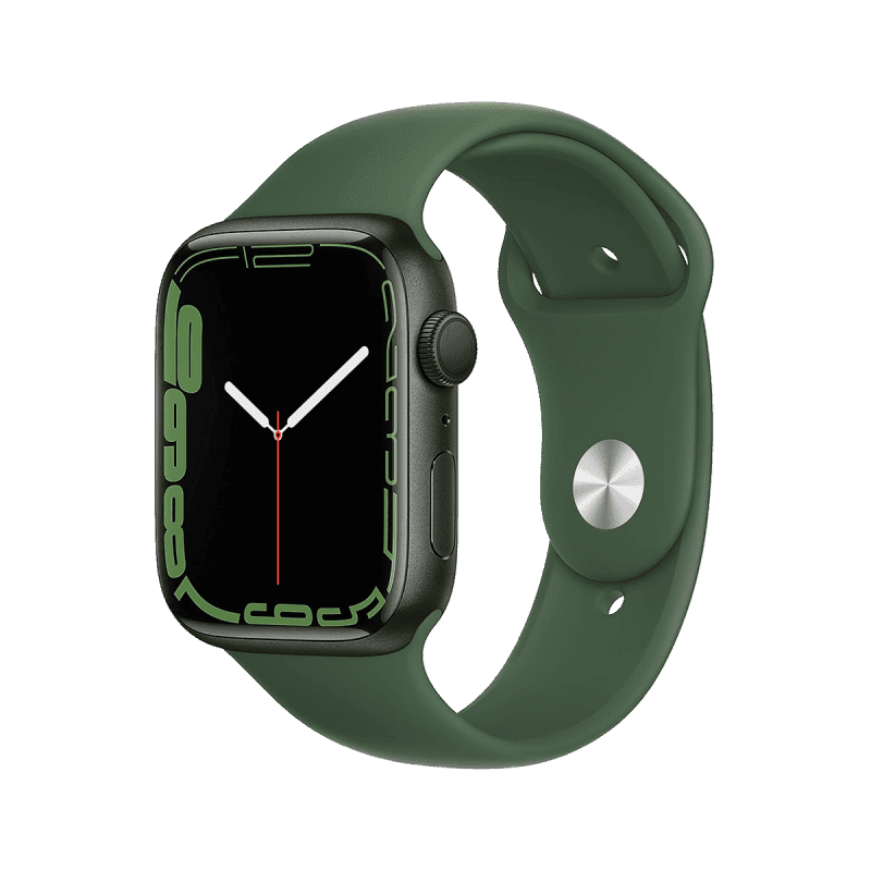 Apple Watch Series 7 (GPS, 45mm) - Green Aluminium with Green Sports Band