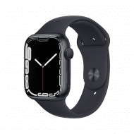 Apple Watch Series 7 (GPS, 45mm) - Midnight Aluminium with Midnight Sports Band