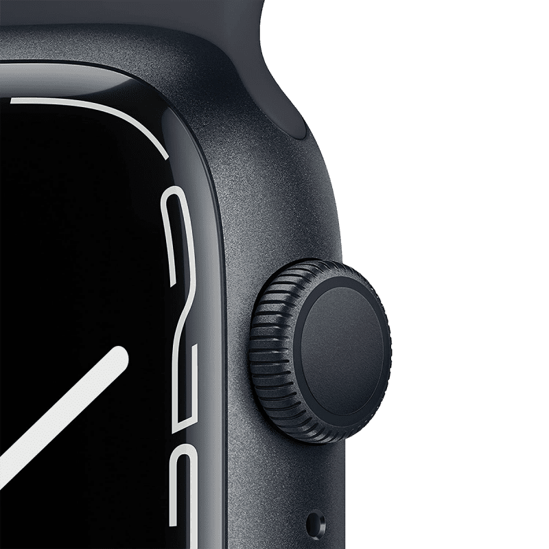 Apple Watch Series 7 (GPS, 45mm) - Midnight Aluminium with Midnight Sports Band