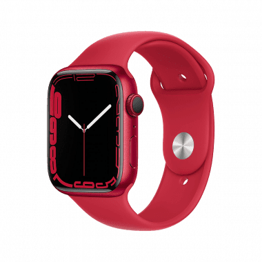 Apple Watch Series 7 (GPS, 45mm) - (PRODUCT)RED Aluminium with (PRODUCT)RED Sports Band