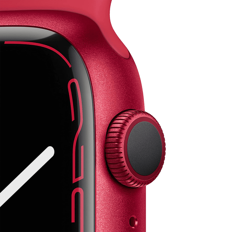 Apple Watch Series 7 (GPS, 45mm) - (PRODUCT)RED Aluminium with (PRODUCT)RED Sports Band