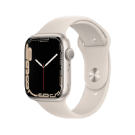 Apple Watch Series 7 (GPS, 45mm) - Starlight Aluminium with Starlight Sports Band