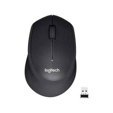 Logitech M330 Silent Plus Wireless Mouse - Black 