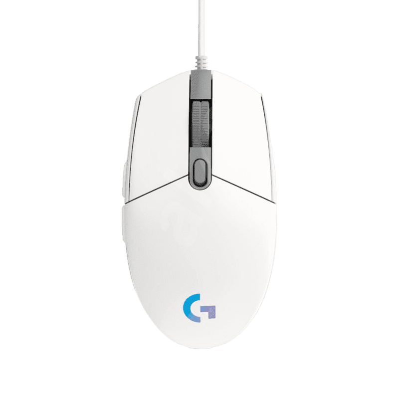 Logitech G102 LIGHTSYNC RGB 6 Button Wired Gaming Mouse - White