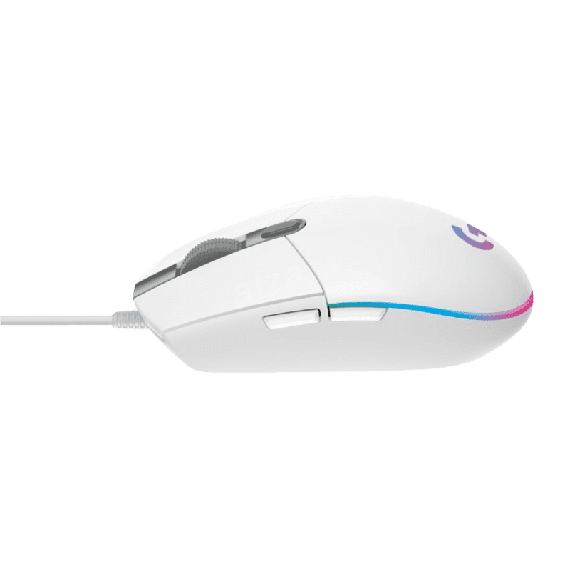 Logitech G102 LIGHTSYNC RGB 6 Button Wired Gaming Mouse - White